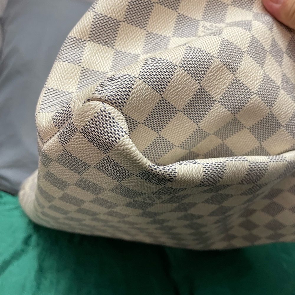 Authentic Louis Vuitton Damier Azur MM Artsy Shoulder Bag - Picture 10 of 13